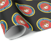 United States Marines | Zeevaartzegel 1 Cadeaupapier (Rol Hoek)