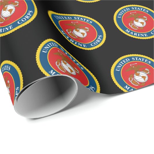 United States Marines | Zeevaartzegel 1 Cadeaupapier (Rol Hoek)