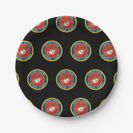 United States Marines | Zeevaartzegel 1 Papieren Bordje