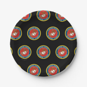 United States Marines Zeevaartzegel 1 Papieren Bordje