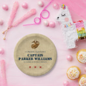 United States Marines | Zeevaartzegel 1 Papieren Bordje (Feest)