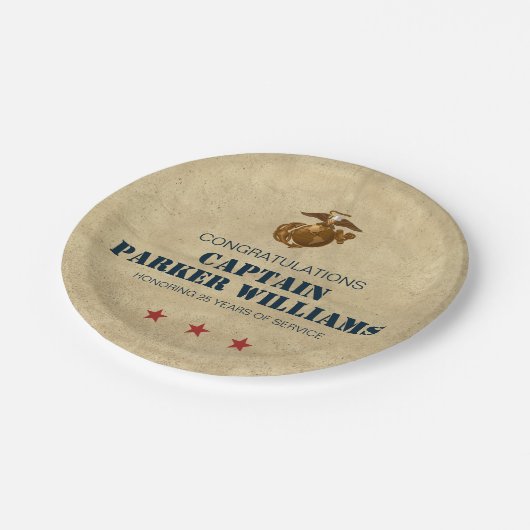 United States Marines | Zeevaartzegel 1 Papieren Bordje (Gekanteld)