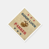 United States Marines | Zeevaartzegel 1 Servet (Hoek)