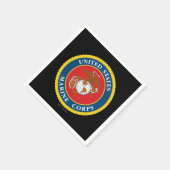 United States Marines | Zeevaartzegel 1 Servet (Hoek)