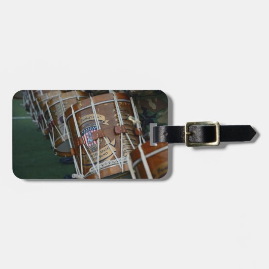 United States Military Drum Line Bagagelabel (Voorkant horizontaal)