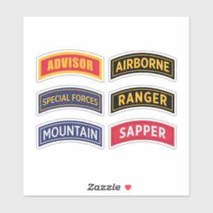 United States Military Tab (s) Sticker