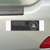 United States Militia Bumpersticker (Op auto)