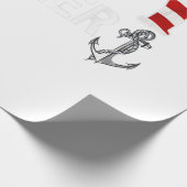 United States Navy Brother With American Flag Gift Cadeaupapier (Hoek)