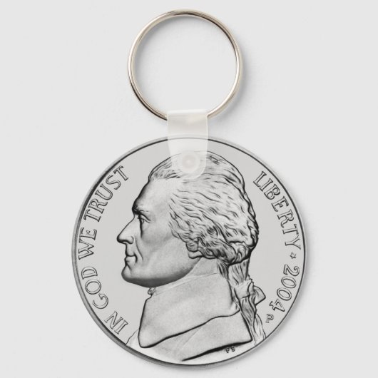 United States Nickel Sleutelhanger. Sleutelhanger (Voorkant)