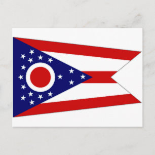 United States Ohio Flag Briefkaart