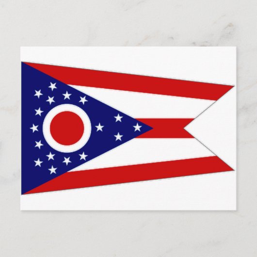 United States Ohio Flag Briefkaart (Voorkant)