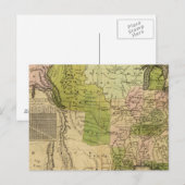 United States Olney Map Briefkaart (Voorkant / Achterkant)