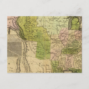 United States Olney Map Briefkaart