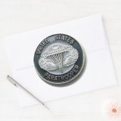 United States Paratrooper Wrist Watch Ronde Sticker (Envelop)