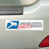 United States Pummeling Service Bumpersticker (Op auto)