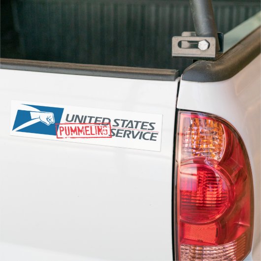 United States Pummeling Service Bumpersticker (Op Truck)