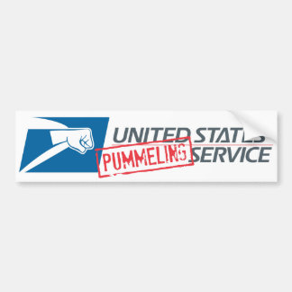 United States Pummeling Service Bumpersticker