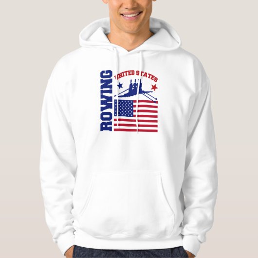 United States Rowing Hoodie (Voorkant)