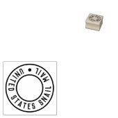 "United States Snail Mail" Rubberen stempel (Gestempeld)