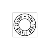 "United States Snail Mail" Rubberen stempel (Afrduk)