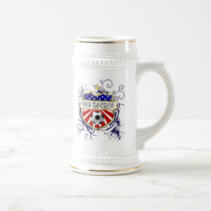 United States Soccer emblem badge Bierpul