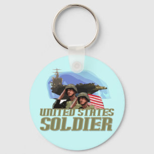 United States Soldier Tshirts en Gifts Sleutelhanger