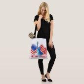United States Statue of Liberty All-Over-Print Tote Bag (Op model)
