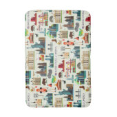 United States Symbols Pattern Badmat (Voorkant Verticaal)