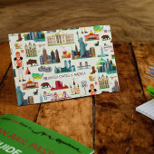 United States Symbols Pattern Briefkaart