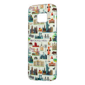 United States Symbols Pattern Case-Mate Samsung Galaxy Hoesje (Achterkant Links)
