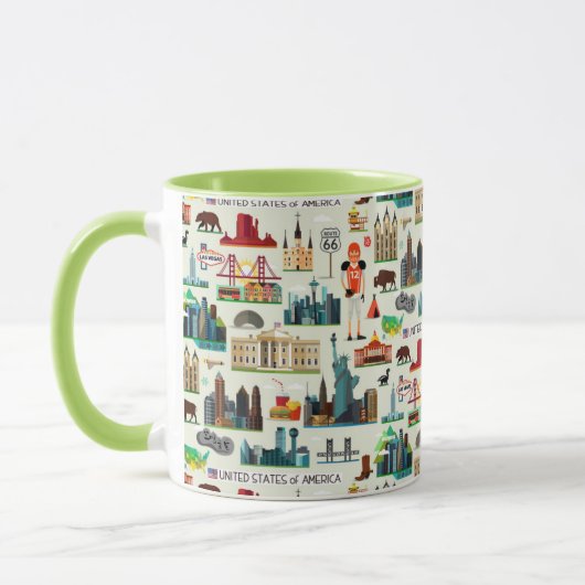 United States Symbols Pattern Mok (Links)