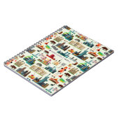 United States Symbols Pattern Notitieboek (Linkerzijde)