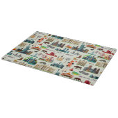 United States Symbols Pattern Snijplank (Hoek)