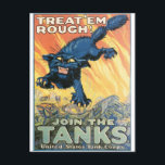 United States Tank Corps. circa 1918 Briefkaart<br><div class="desc">United States Tank Corps. circa 1918</div>