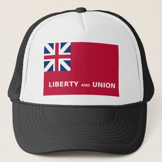 United States Taunton Flag Liberty and Union 1774 Trucker Pet (Voorkant)