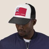 United States Taunton Flag Liberty and Union 1774 Trucker Pet (In situ)