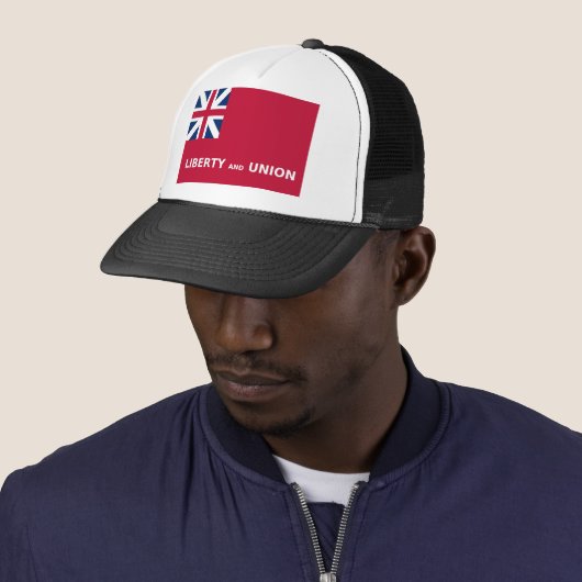 United States Taunton Flag Liberty and Union 1774 Trucker Pet (In situ)