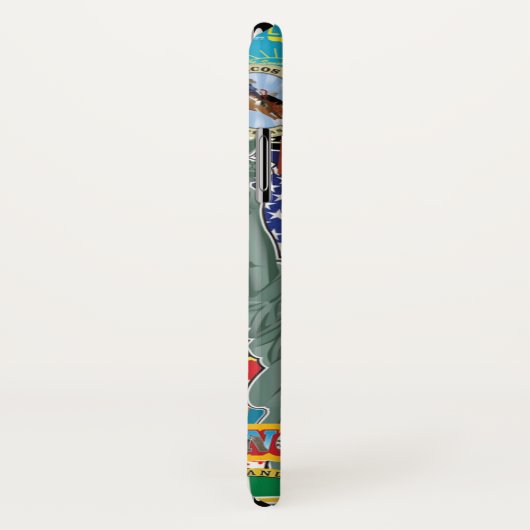 United States Travel Sticker Pattern Case-Mate iPhone Case (Achterkant / rechts)