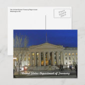 United States Treasury Department Washington DC Briefkaart (Voorkant / Achterkant)