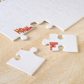 United States Typography Text Map Legpuzzel (Zijkant)