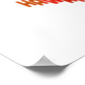 United States Typography Text Map Poster (Hoek)