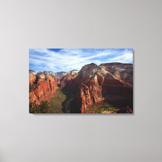 United States, Utah, Zion National Park Canvas Afdruk (Voorkant)
