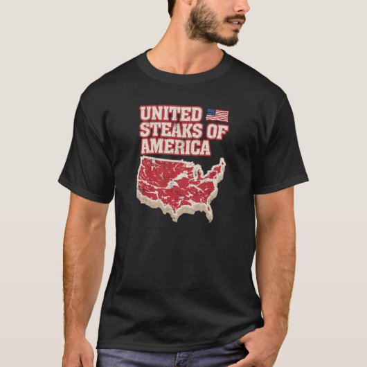 United Steaks of America T-shirt (Voorkant)