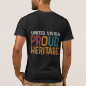 United Vision Trots Erfgoed T-shirt (Achterkant)