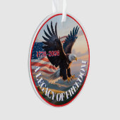 United We Celebrate • 1776–2026 Family Keepsake Ornament (voorkant)