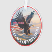 United We Celebrate • 1776–2026 Family Keepsake Ornament (voorkant)