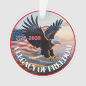 United We Celebrate • 1776–2026 Family Keepsake Ornament (voorkant)