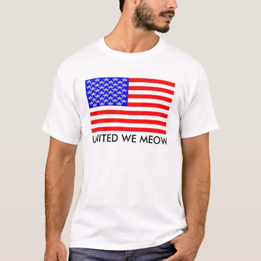 United We Meow T-shirt (Voorkant)