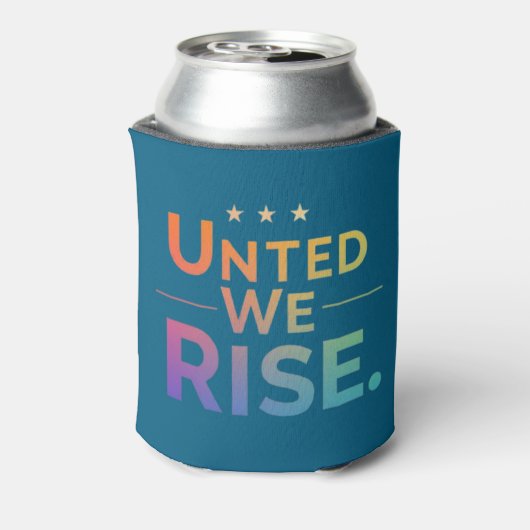 United We Rise Blikjeskoeler (Blikje Achterkant)