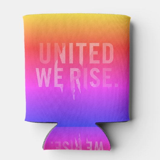United We Rise Blikjeskoeler (Achterkant)